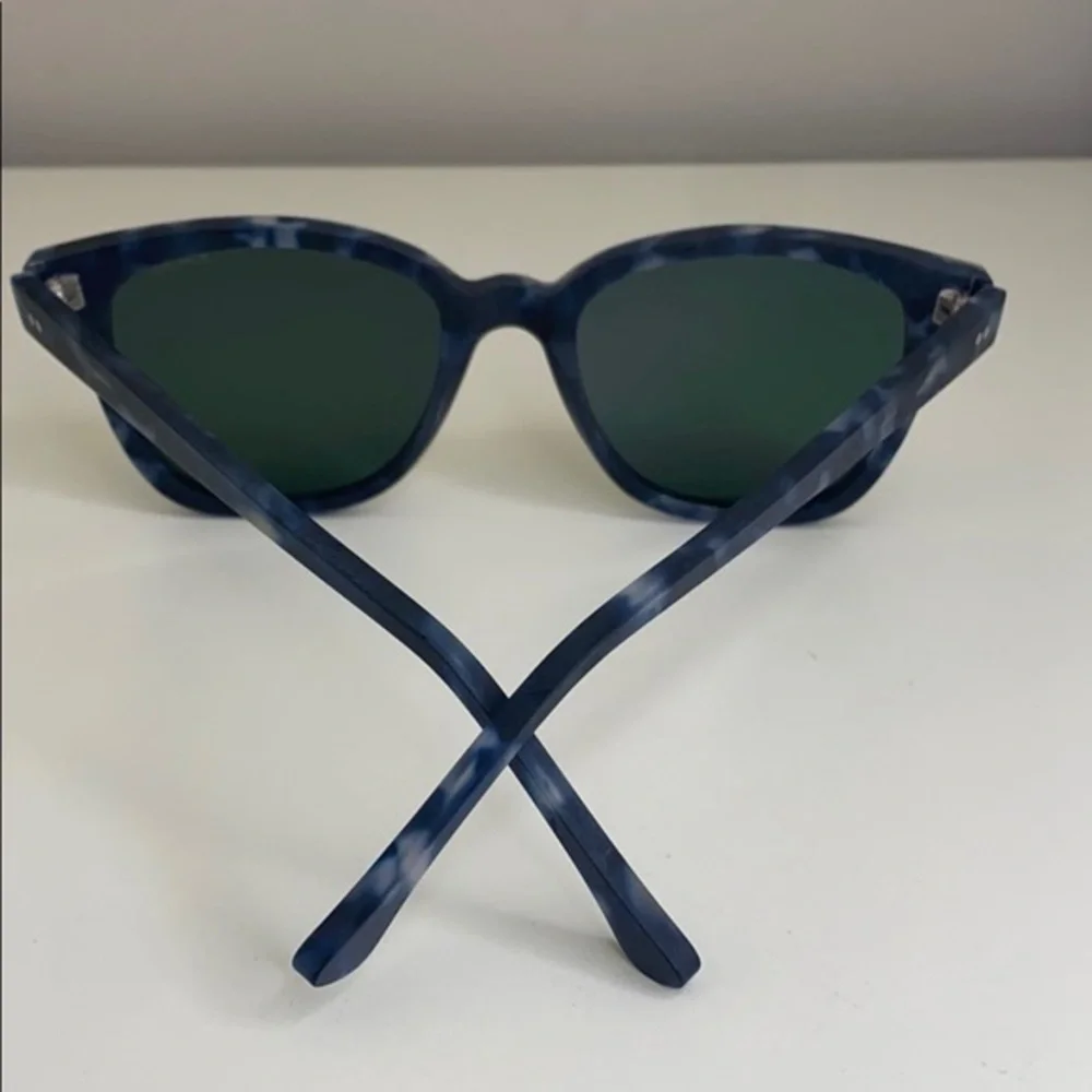 Komono Renee Sunglasses Matte Indigo Demi navy tortoise reflective